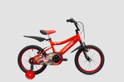 [23541460] BICICLETA PERETTI NORDIC CROSS R16 ROJA BLANCO NEGRO 0017755