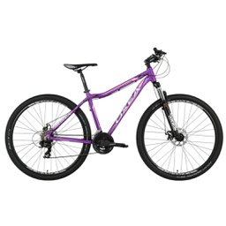 [23541030] BICICLETA OXEA MADISON R29 TALLE XS 21 VEL VIOLETA GRIS FUCSIA