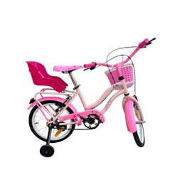 [23541151] BICICLETA ENRIQUE STARS R14 DAMA C/CANASTO ROSA