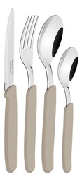 [11153007] JUEGO DE CUBIERTOS TRAMONTINA X24 23499/022 CARMEL MARFIL