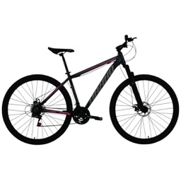 [23541220] BICICLETA TOMASELLI DRAKO STRONG R29 TALLE S 21VEL GRIS PLATA FUCSIA